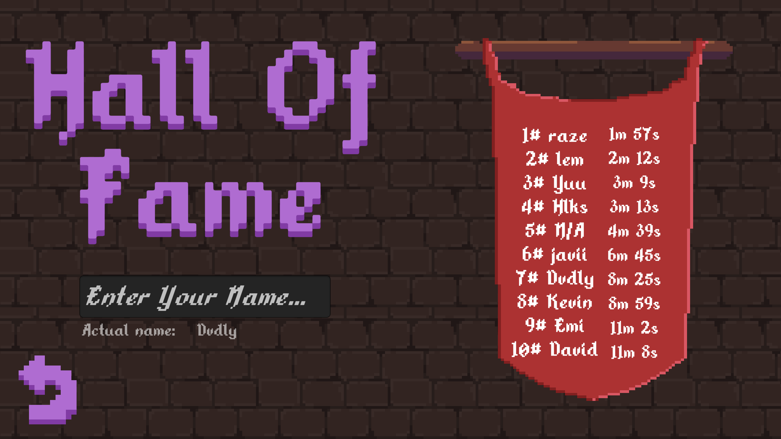 Majoneko's Hall of Fame leaderboard